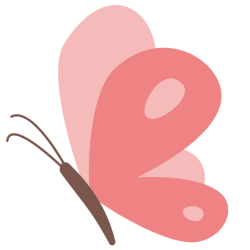 A pink butterfly